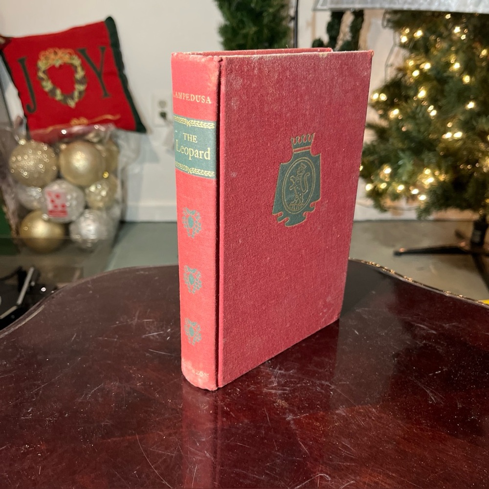 Red Hardcover Book 'The Leopard'